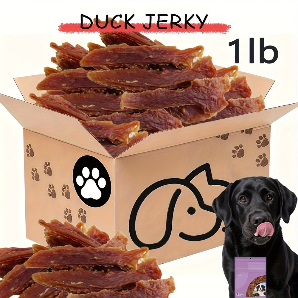 High-Protein Duck Jerky Dog Treats Bundle – Grain & Rawhide Free Daily Chews for Small, Medium & Large Breeds, Premium Quality Natural Dog Snacks