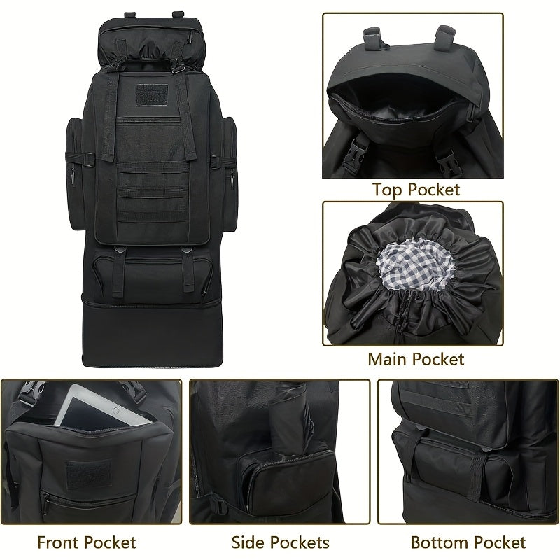 Expandable Hiking Backpack 26-42L for Men & Women – Lightweight Camping Mountaineering Daypack with Multi-Compartment Outdoor Travel Pack