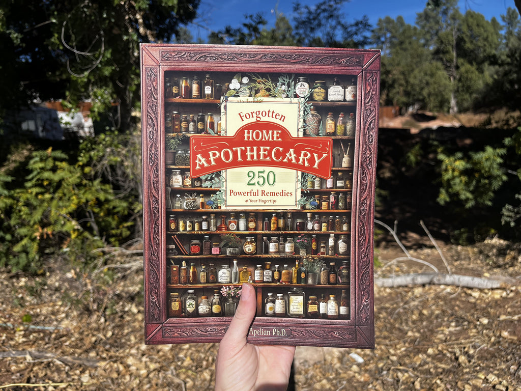 Forgotten Home Apothecary Book by Dr Nicole Apelian – 250 Natural Herbal Remedies 288 Full-Color Pages Step-by-Step Instructions Photos & Dosages for Home Healing