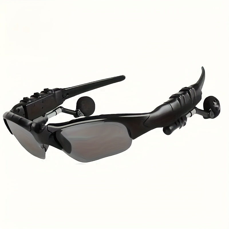 Smart Glasses with Built-In Bluetooth Wireless Earbuds – Stereo Sound, Hands-Free Calls, Glare-Resistant Lenses, Stylish Audio Sunglasses for Music, Driving, Sports & Outdoor Activities, Gift for Couples