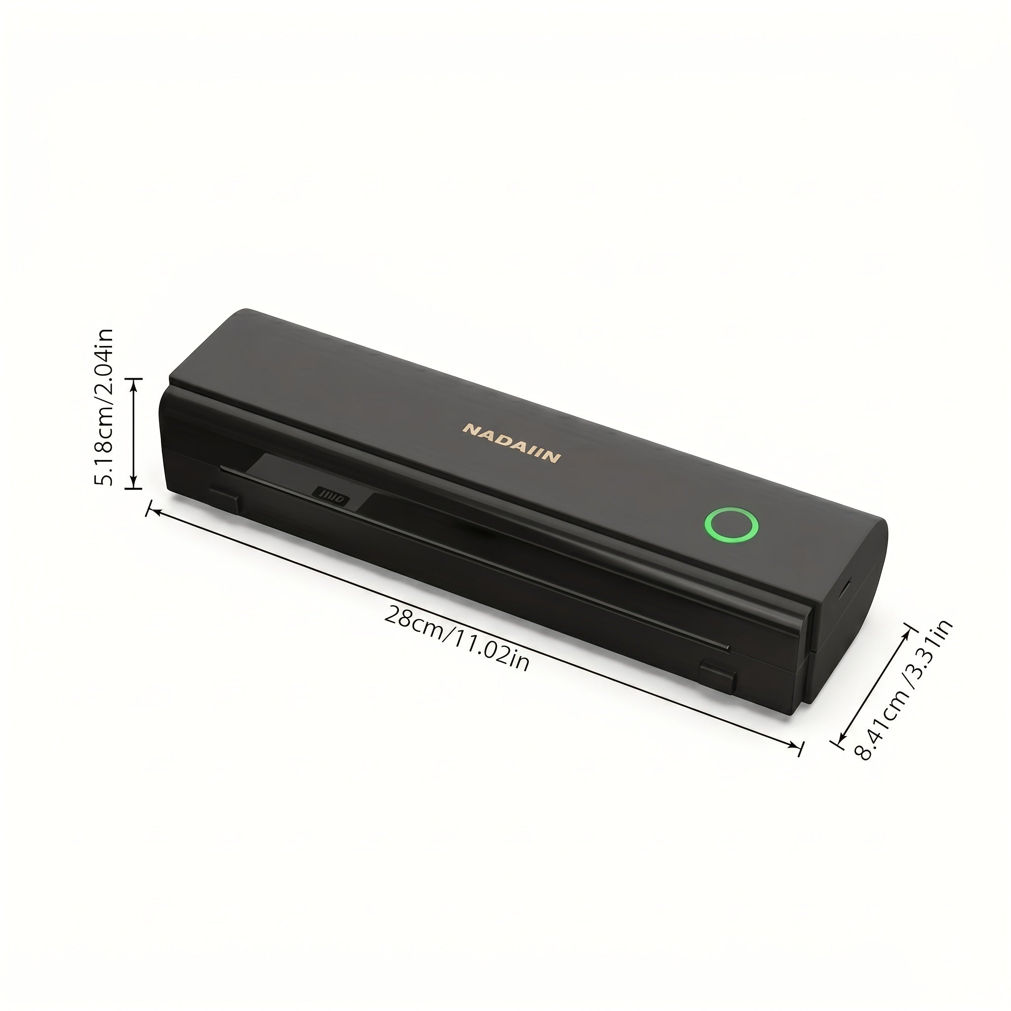 Portable Inkless Thermal Printer A4 with Paper Tray Wireless Mobile Printer Supports 8.5x11 Letter A4 Paper Compatible with iPhone Android Laptop Home Office School Travel