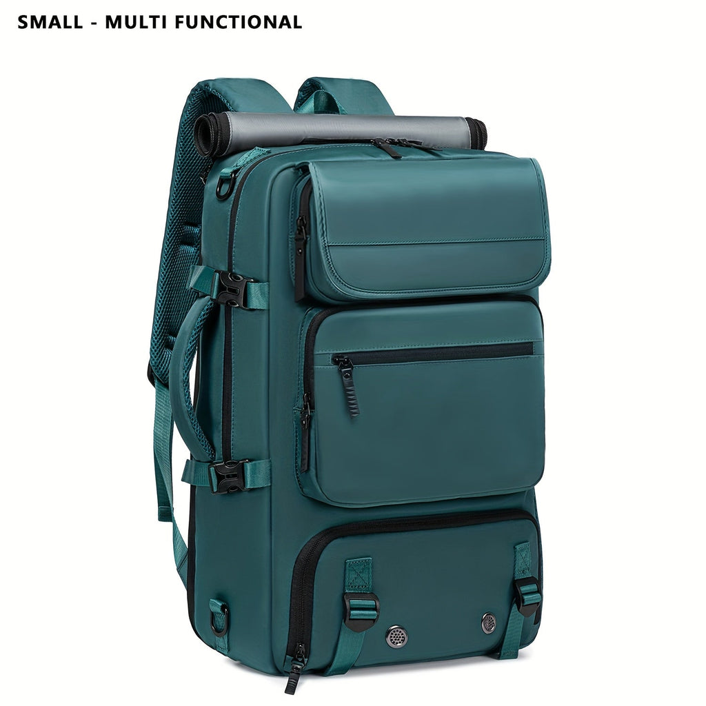 17 Inch Laptop Backpack Large Capacity – Airline Approved Travel Bag with Shoe Compartment, Multi-Pocket Business Work Backpack for Men, Durable Nylon, Hiking & Camping, Small & Large Sizes