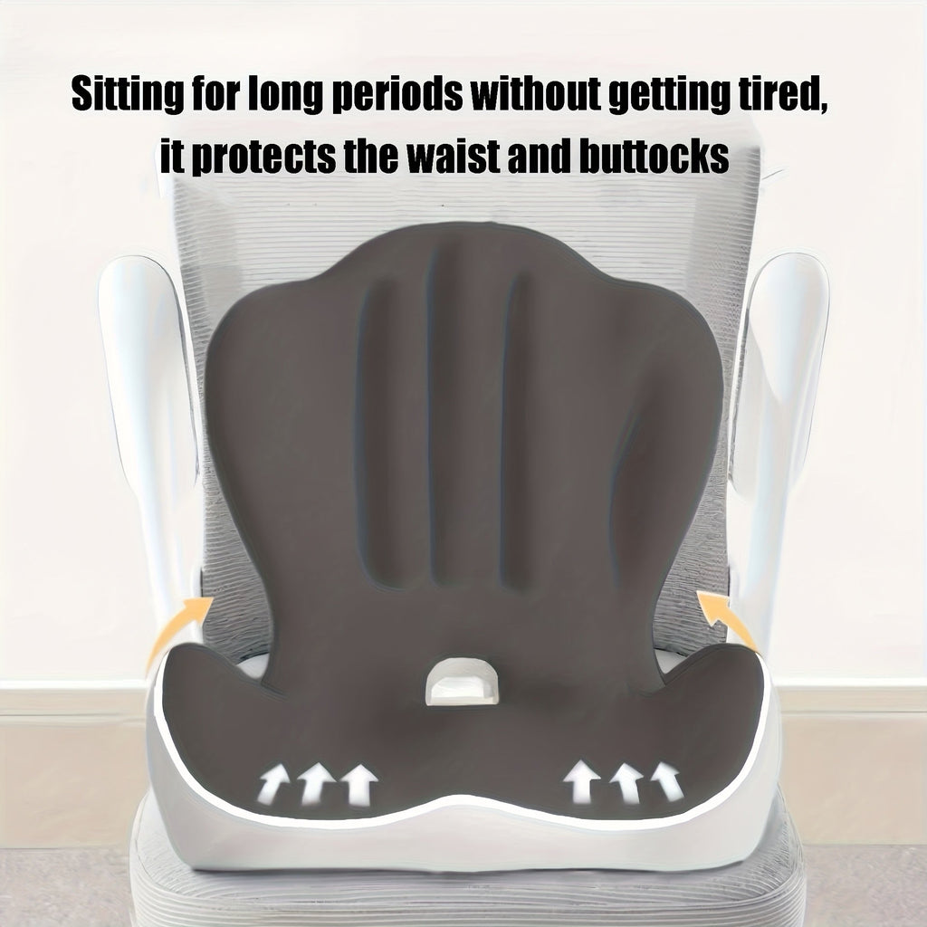 Memory Foam Lumbar Support Cushion for Office Chair & Car Seat – Ergonomic Lower Back & Hip Support Pillow, Breathable Non-Slip Design for Prolonged Sitting Driving Work from Home, 10 Colors