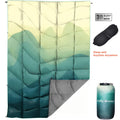 Outdoor Puffy Camping Blanket 55x79 Inch Lightweight Down Alternative Ultra Warm Hammock Top Quilt – Printed Camping Blanket for Traveling, Picnic, Beach Party & Cold Weather | 140x200cm
