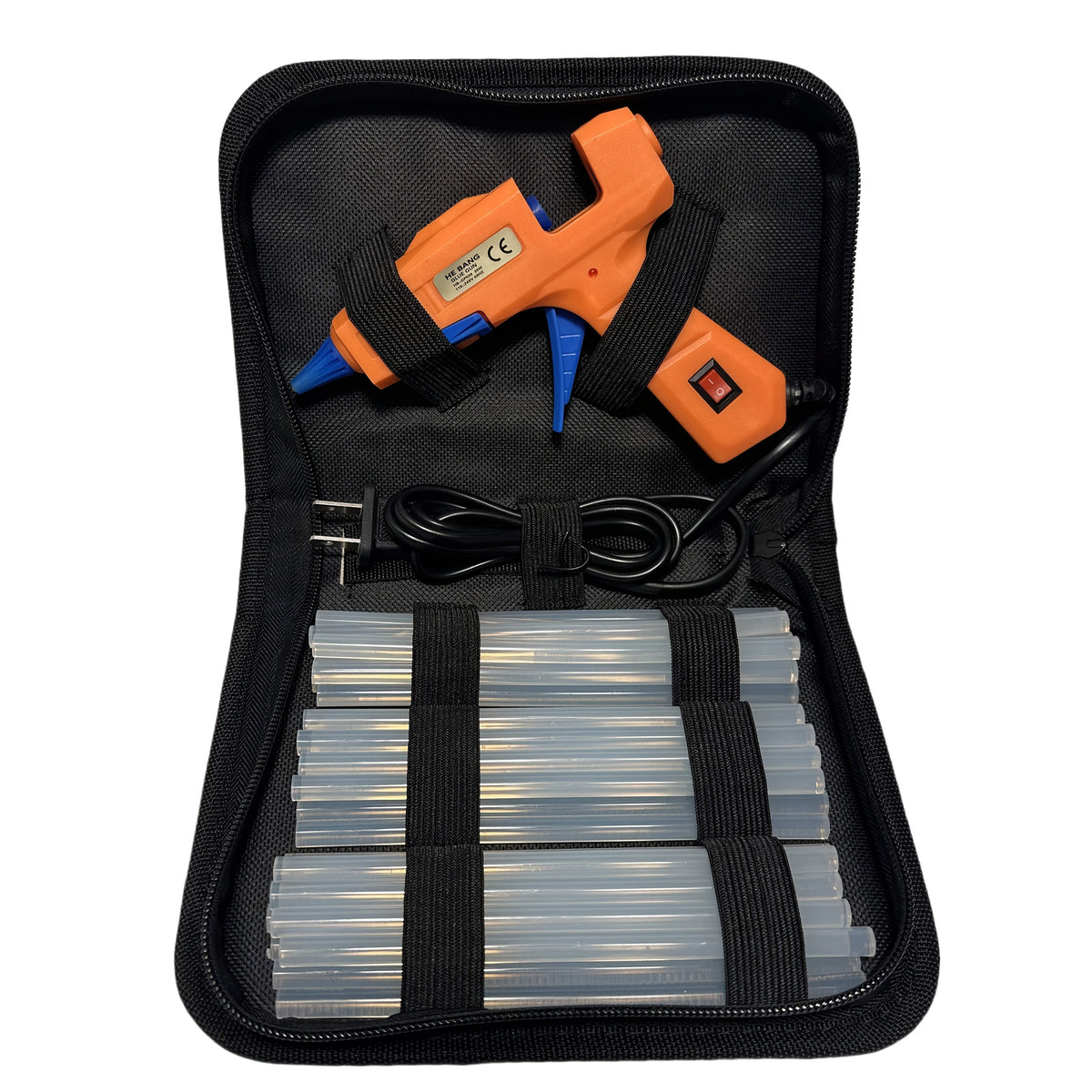 30W Hot Melt Glue Gun Kit with 30 Glue Sticks 7x150mm – Fast Heating Electric Glue Gun for School Arts Crafts DIY Projects Home Repairs Fabric Wood Plastic Foam – Multiple Color Options Beginner Friendly