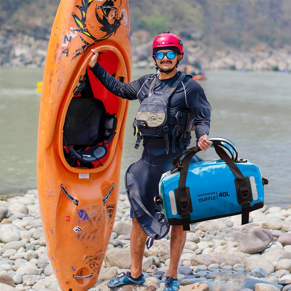 Waterproof Dry Bag Backpack for Kayaking, Camping, Surfing & Travel – Lightweight Roll-Top Duffel Bag for Men & Women, Paddle Board, Boating & Outdoor Adventures, 40L / 60L / 90L