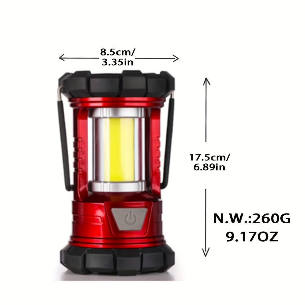 Camping Lantern Rechargeable 2 Pack 1500LM LED with Phone Charger – 3 Light Modes Portable Hurricane Emergency Lantern for Camping Hiking Power Outage & Outdoor Survival