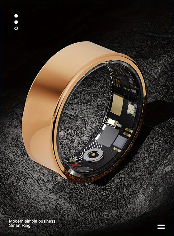Smart Ring for Women Fitness Health Tracker Steps Distance Calories Sleep Tracking Exercise Monitoring Heart Rate Body Temperature Menstrual Cycle Compatible iPhone Android Wearable Tech Gift