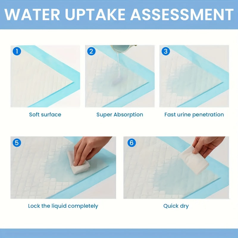 Dog Pee Pads XXXL 6-Layer Super Absorbent Disposable - Waterproof Leak-Proof Odor-Resistant Training Pads for Puppies Large & Elderly Dogs, Bulk 80 & 100 Count Puppy Potty Pads