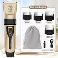 USB Rechargeable Wireless Pet Hair Trimmer for Dogs and Cats - Cordless Grooming Scissors with Lithium Battery 36V Low Voltage Safe, Professional Home and Salon Use Pet Clipper