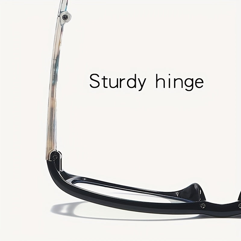 3-Pack Folding Reading Glasses Unisex – Mixed Colors Compact Portable Readers 1.0x to 4.0x Magnification, Elegant Business Style Gift for Men Women