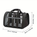 Foldable Soft Pet Carrier Bag – Breathable Mesh Travel Bag for Cats & Dogs, 6 Colors, S/M/L Sizes, Portable with Zipper Closure