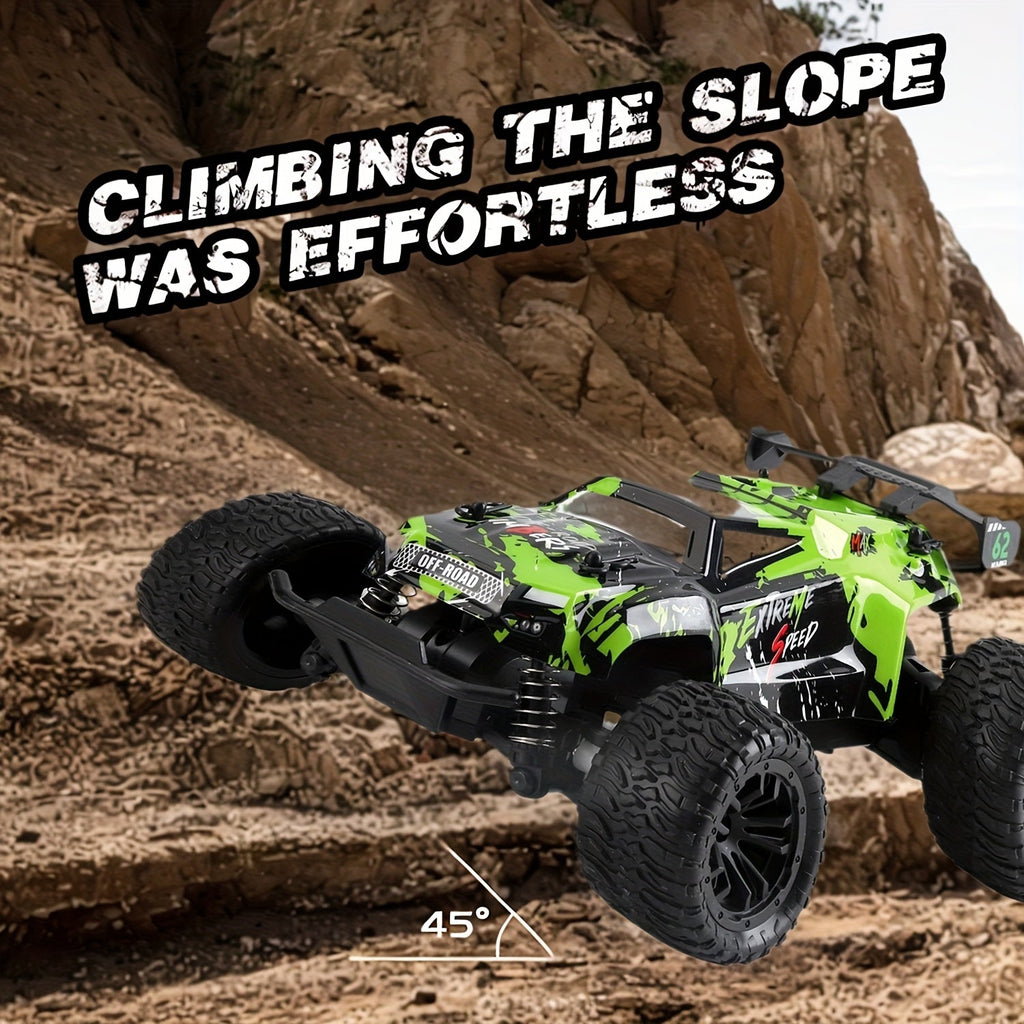 2.4GHz Alloy Body RC Off-Road Car for Kids Ages 3+ – All-Terrain 4WD Remote Control Truck with Rechargeable Battery, Durable Metal Construction, Best Birthday Easter Christmas Gift for Boys