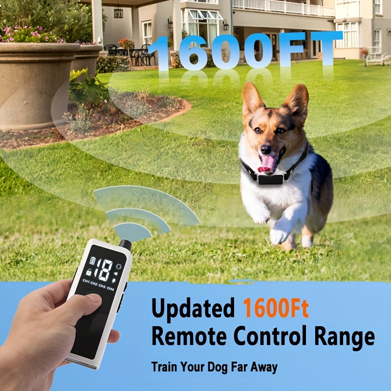 Rechargeable Dog Training E-Collar with 2.4G Remote – 3 Modes Buzz Vibration Static Stimulation, USB Charging, Safe ≤36V Pet Trainer for Small Medium Large Dogs, 1pc & 2pc Options