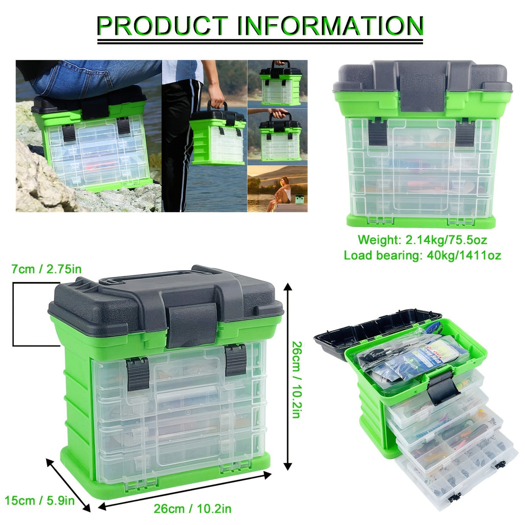 346pcs Fishing Lures Kit with Tackle Box – Crankbaits, Minnow, Spinnerbaits, Soft Baits, Jigs, Hooks, Weights & Sinkers for Freshwater Saltwater Fishing, Complete Tackle Set Gift for Men