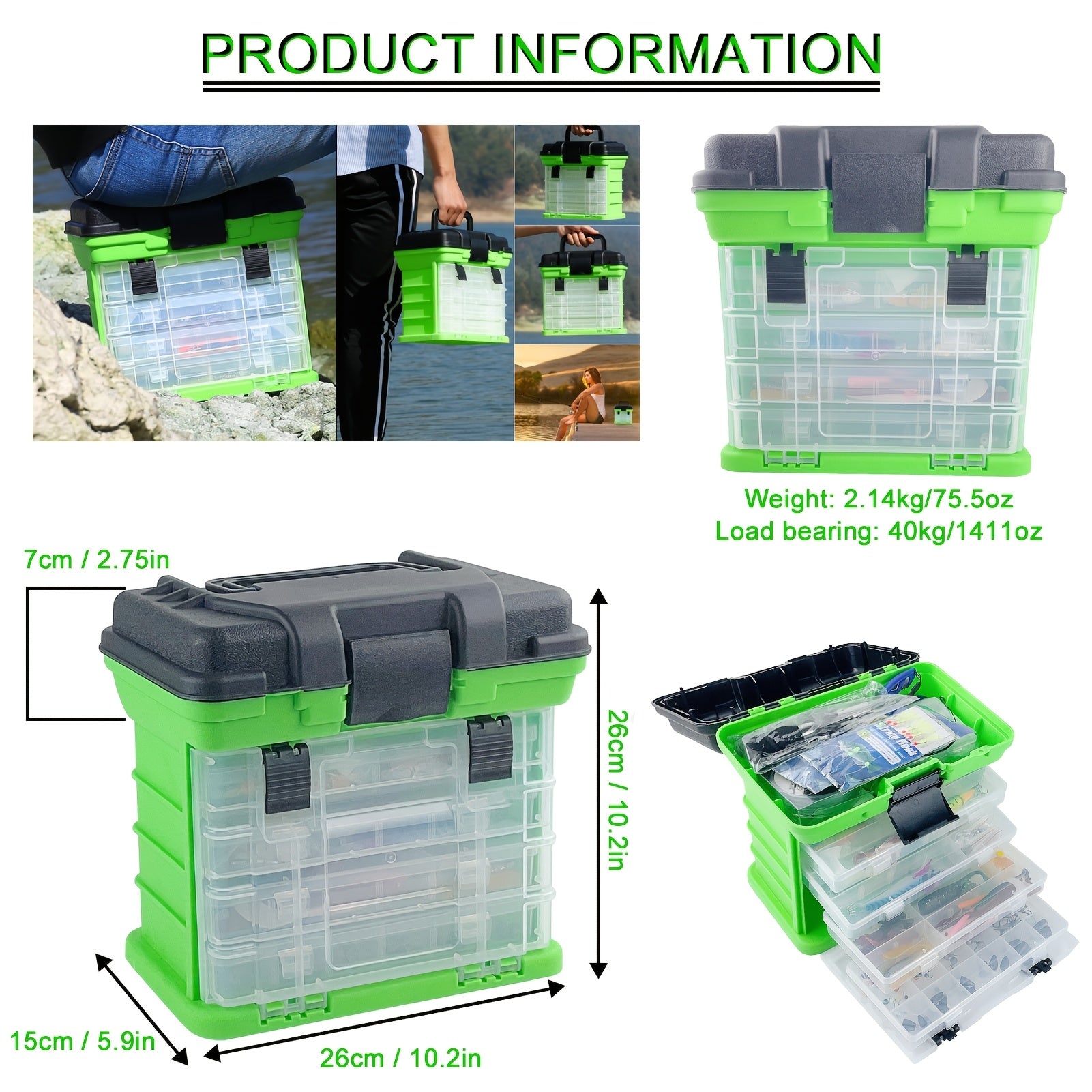 346pcs Fishing Lures Kit with Tackle Box – Crankbaits, Minnow, Spinnerbaits, Soft Baits, Jigs, Hooks, Weights & Sinkers for Freshwater Saltwater Fishing, Complete Tackle Set Gift for Men