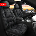 Faux Leather Car Seat Cover Universal Fit Sponge Padded Seat Protector for Sedan SUV Pickup Truck Durable Comfortable Luxury Interior Upgrade 7 Colors Front Rear Seats for Daily Commuters Pet Owners