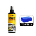 Headlight Restoration Kit Advanced Repair Spray - Clears Yellowing & Oxidation, Restores Brightness, Long-Lasting UV Protective Coating for Car Headlamps, Includes Applicator Towel