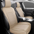 Universal Front Car Seat Covers 2 Pack Full Surround High-Back Bucket Seat Protector Anti-Slip Easy Install for Cars SUVs Trucks Multiple Colors and Styles Aero Wave Luxe Diamond Dynamic Stripe