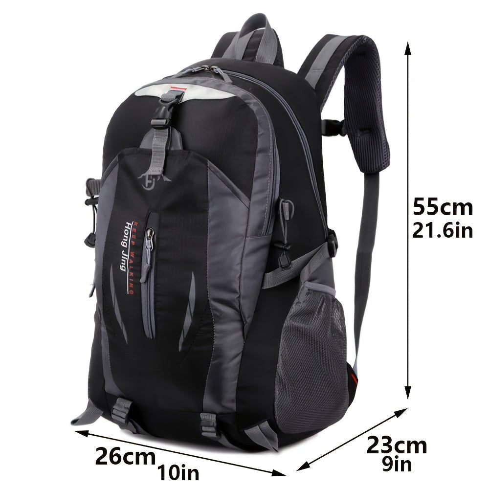 Hiking Backpack 25.8L Daypack for Men Women Kids – Lightweight Outdoor Rucksack with Torso Adjustment & Zipper Pockets for Camping, Mountaineering, Travel & Day Trips, 4 Colors