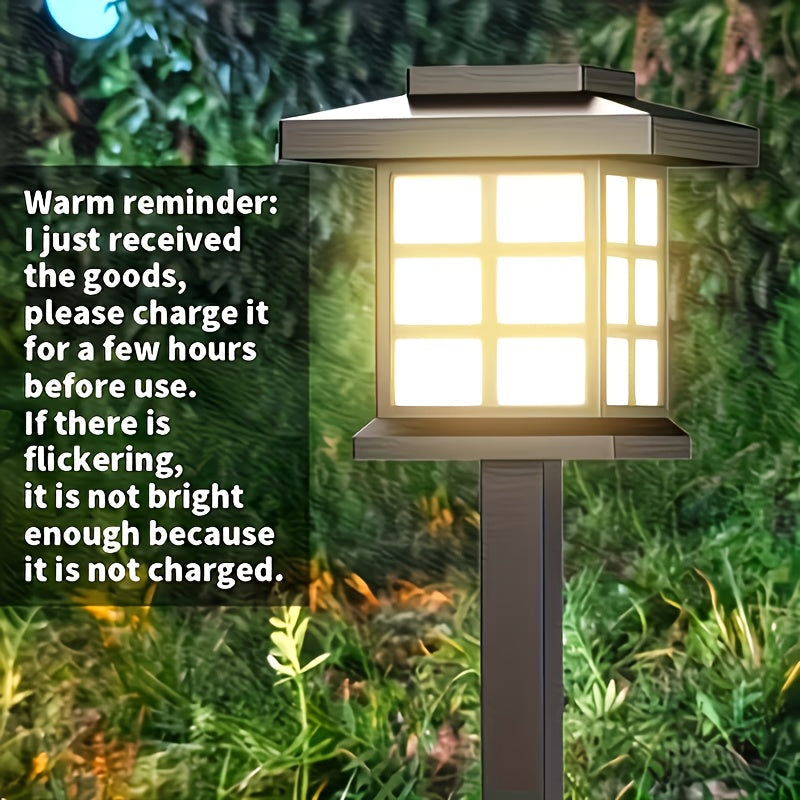 Solar Outdoor Lights LED Garden Path Lights IP44 Waterproof Landscape Lighting for Sidewalk Driveway Lawn Yard Courtyard Warm White Multicolor Pack of 6 12 or 24 Christmas Holiday Decor No Wiring