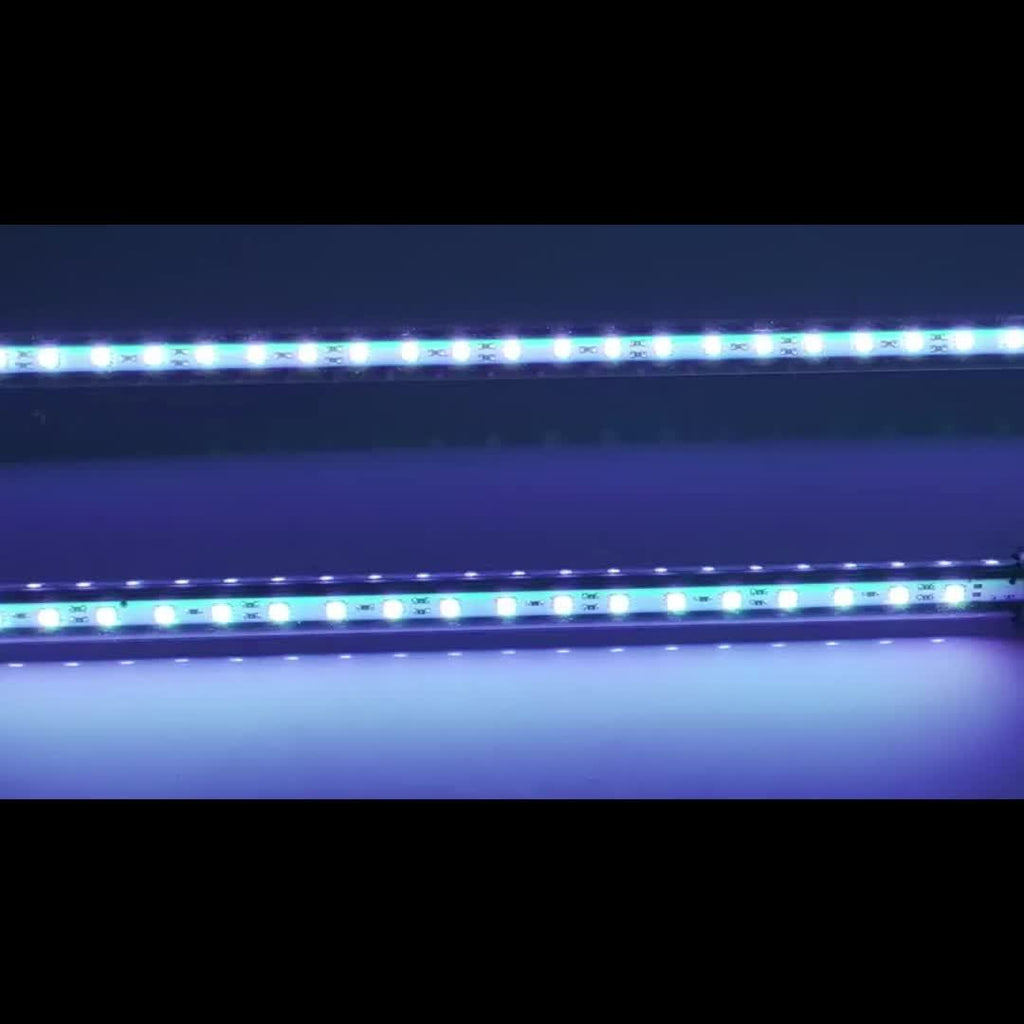 Submersible LED Aquarium Light Multicolor Underwater Fish Tank Light 7.5 to 35 Inch Multiple Sizes 9 to 66 LEDs for Freshwater Saltwater Aquarium Decoration Reef Planted Tank
