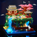 3320 Piece Micro Building Blocks Bonsai Tree Set Chinese Architecture Peach Blossom Cherry Blossom Collectible Model Kit for Adults Teens Home Decor Display Gift