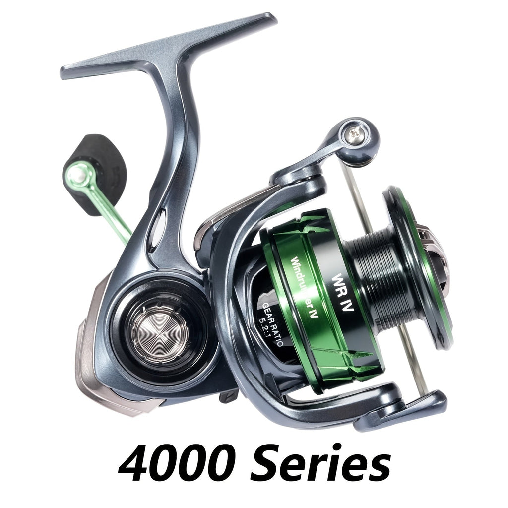 SeaKnight WR Series Spinning Fishing Reel – 9+1BB, 5.2:1 Gear Ratio, 13kg/28lbs Max Drag, 3 Carbon Plate Brake, Aluminum & Stainless Steel, Freshwater Saltwater Reel