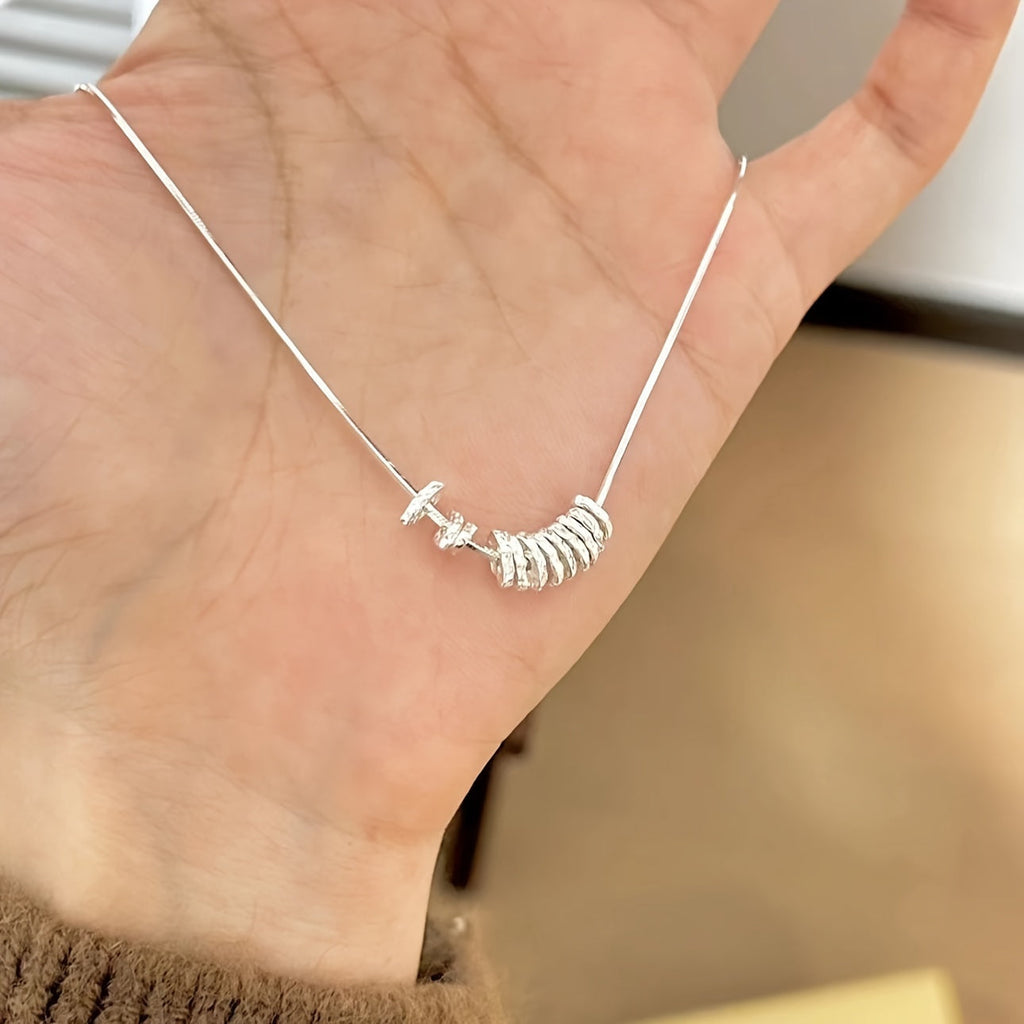 925 Sterling Silver Hypoallergenic Necklace Women – Classic Elegant Tarnish-Resistant Minimalist Pendant All-Season Daily Wear Gift Birthday Anniversary Valentine's Day Christmas