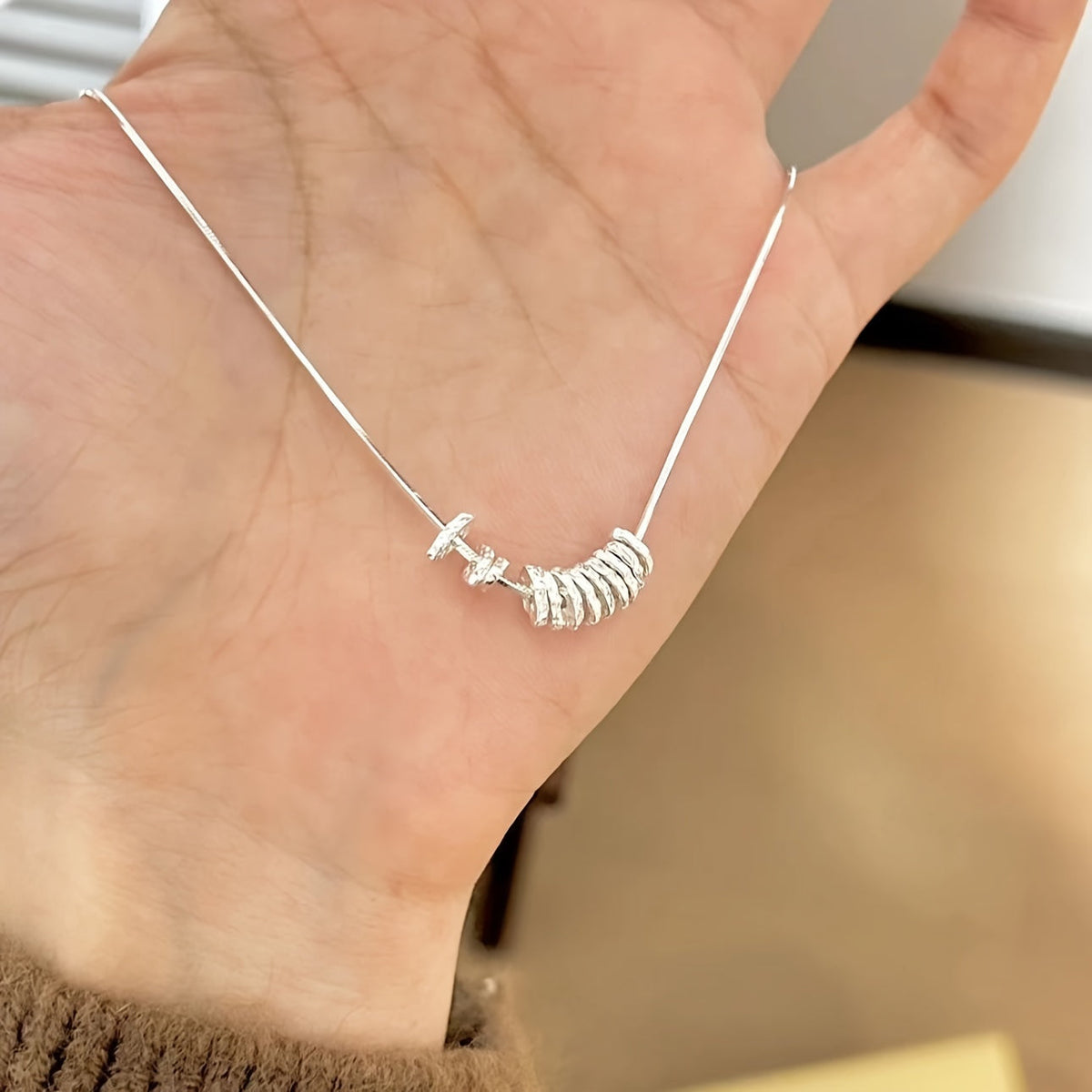 925 Sterling Silver Hypoallergenic Necklace Women – Classic Elegant Tarnish-Resistant Minimalist Pendant All-Season Daily Wear Gift Birthday Anniversary Valentine's Day Christmas