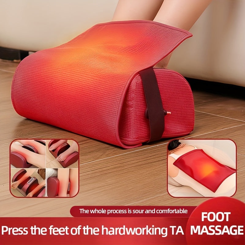 Electric Foot Massager with Heat Deep Kneading & Air Compression – Shiatsu Leg Foot & Arm Massager for Home & Office Use, Multiple Models with Foot Covers Included, Pain Relief & Circulation
