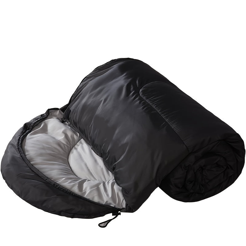 Camping Sleeping Bag 3 Season with Pillow & Compression Sack – Lightweight Sleep System for Adults, Hiking Backpacking Travel & Emergency Use, 4 Colors Available
