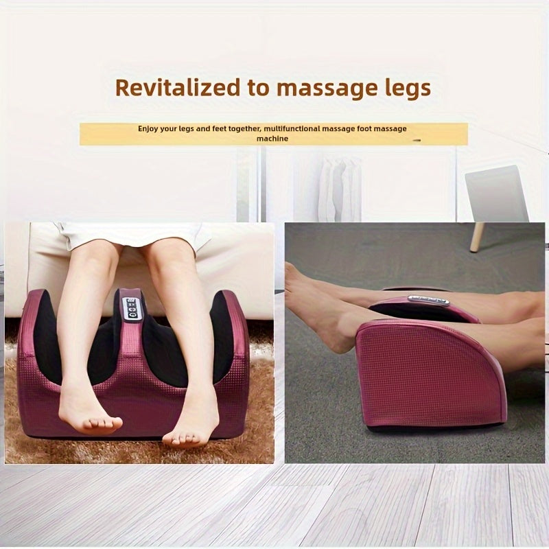 Electric Foot Massager with Heat Deep Kneading & Air Compression – Shiatsu Leg Foot & Arm Massager for Home & Office Use, Multiple Models with Foot Covers Included, Pain Relief & Circulation