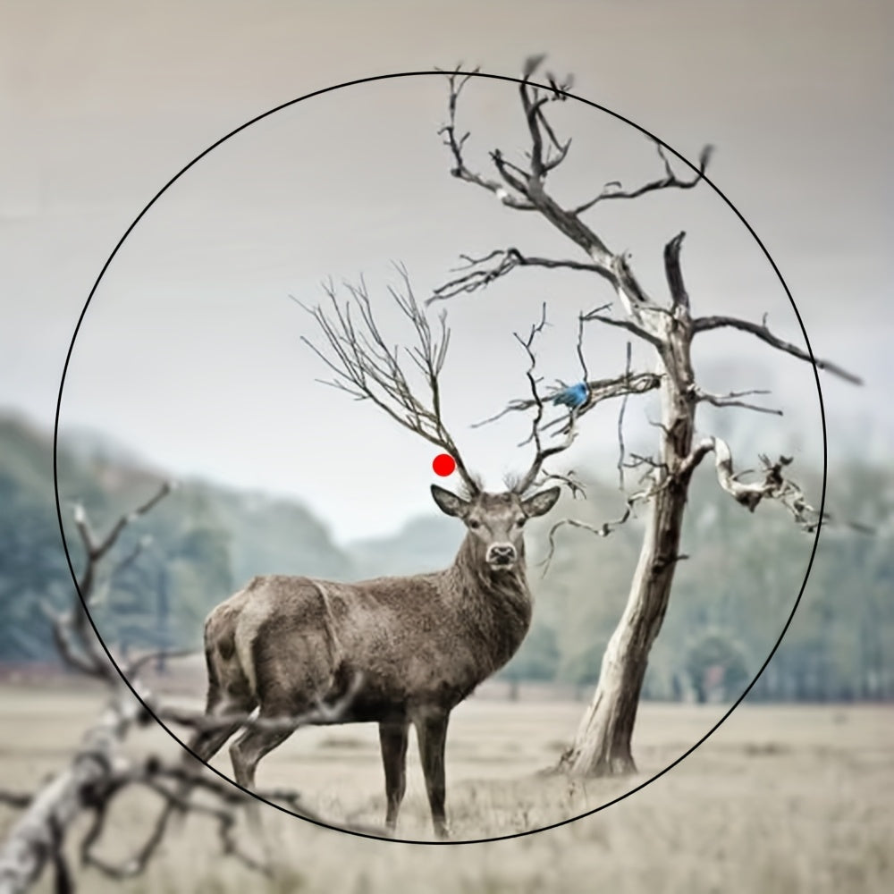 Knight Tactical Red Green Dot Sight Scope – 3x44 Magnified & 1x40 Red Dot Riflescope for Hunting Sport Shooting Airsoft, Fits 11mm 20mm Picatinny Rail, Aluminum Alloy Battery Powered