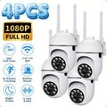 4-Pack WiFi Dome Security Camera 1080P HD – AI Motion Tracking 360° PTZ Two-Way Audio PIR Night Vision App Control, Indoor Outdoor Home Security Camera System WiFi 2.4G/5G