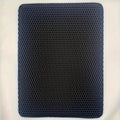 Honeycomb Double-Layer Cat Litter Mat 24x36 Inch – Urine-Proof Waterproof Scatter Trapping Washable Litter Box Mat for Indoor Cats, Reduces Mess & Easy to Clean, Black Dark Gray Light Gray
