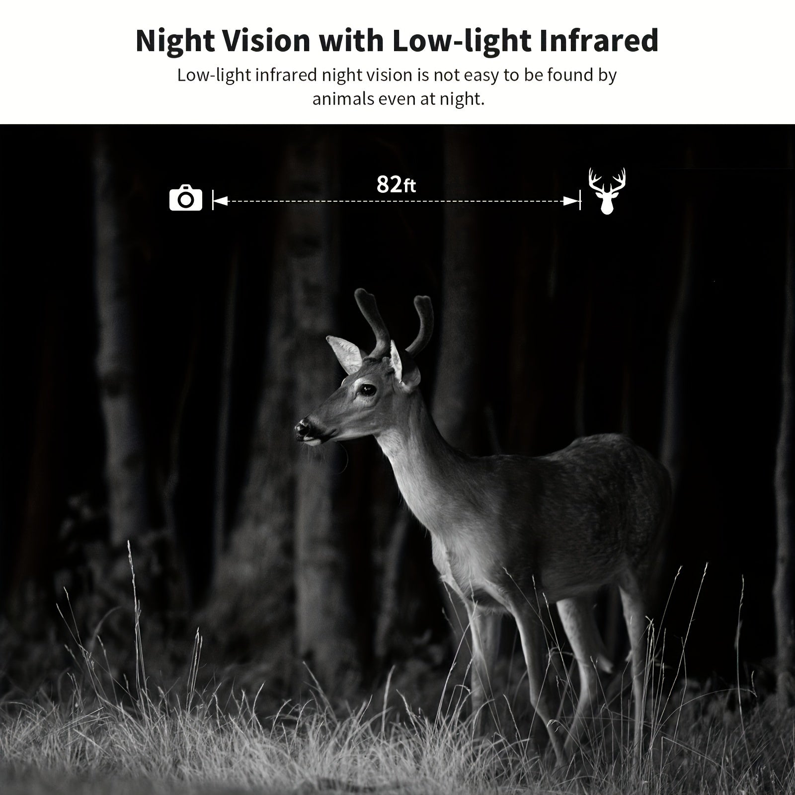 4G LTE Solar Trail Camera 4K – Cellular Game Camera with Built-In SIM Card, Phone App Live View, 0.2s Trigger, 82ft Night Vision, Solar Panel, Motion Activated for Hunting & Property Security