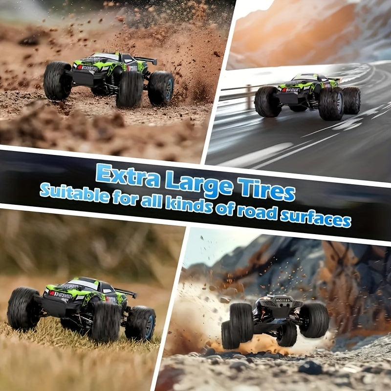 2.4GHz Alloy Body RC Off-Road Car for Kids Ages 3+ – All-Terrain 4WD Remote Control Truck with Rechargeable Battery, Durable Metal Construction, Best Birthday Easter Christmas Gift for Boys