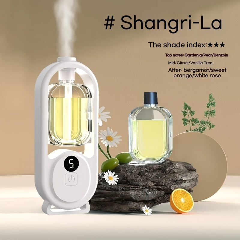 Essential Oil Diffuser Aromatherapy Humidifier with 7 Color LED Light – USB Powered Quiet Mini Aroma Diffuser for Bedroom, Office, Yoga & Home with Timer, Multiple Scents | Hilton Gardenia Ocean Jasmine
