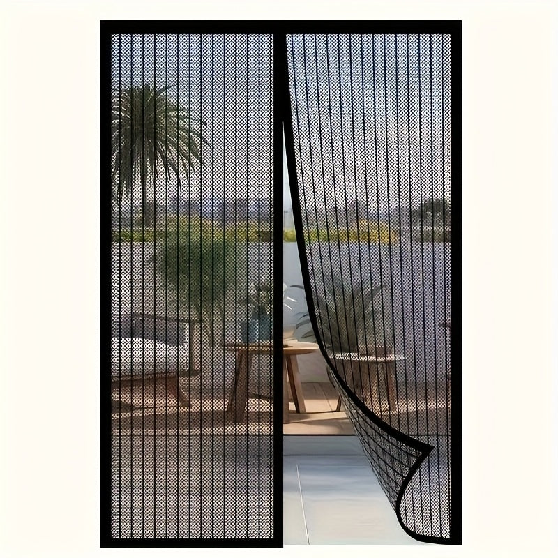 Magnetic Screen Door Hands-Free Auto-Close Heavy Duty Mesh Curtain – Bug & Insect Proof Pet & Kid Friendly for Front Door Kitchen Balcony Bedroom & Patio