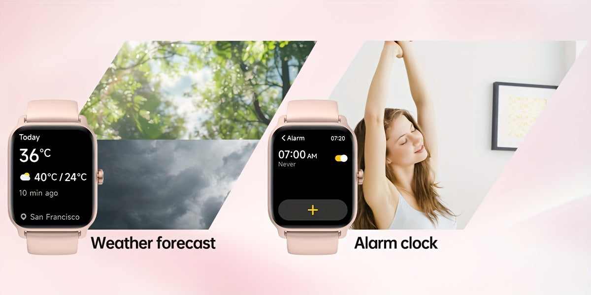 FAWEIO Smart Watch with Alexa & Wireless Calling – 1.8" HD Touchscreen Fitness Tracker, 100+ Sports Modes, Heart Rate SpO2 Sleep Monitor, Compatible with iPhone & Android for Women & Men