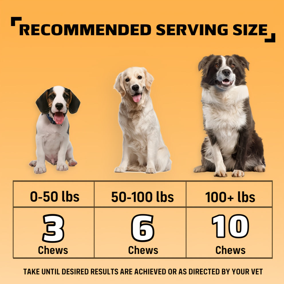 Dog Supplement Soft Chews 90 Count Probiotics Salmon Oil Chicken Flavor Supports Coat Gut Health Immunity All Ages Puppies Seniors 225g