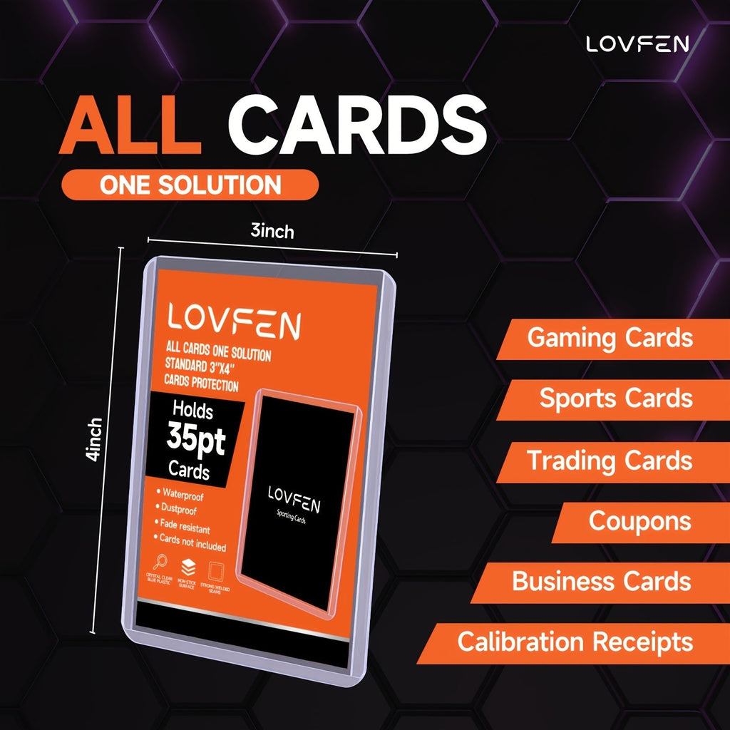 Trading Card Top Loaders 200 Count Hard Plastic 3x4 Inch Card Holders with Sleeves for Baseball Football Basketball Sports Cards TCG Pokemon Collector Gift