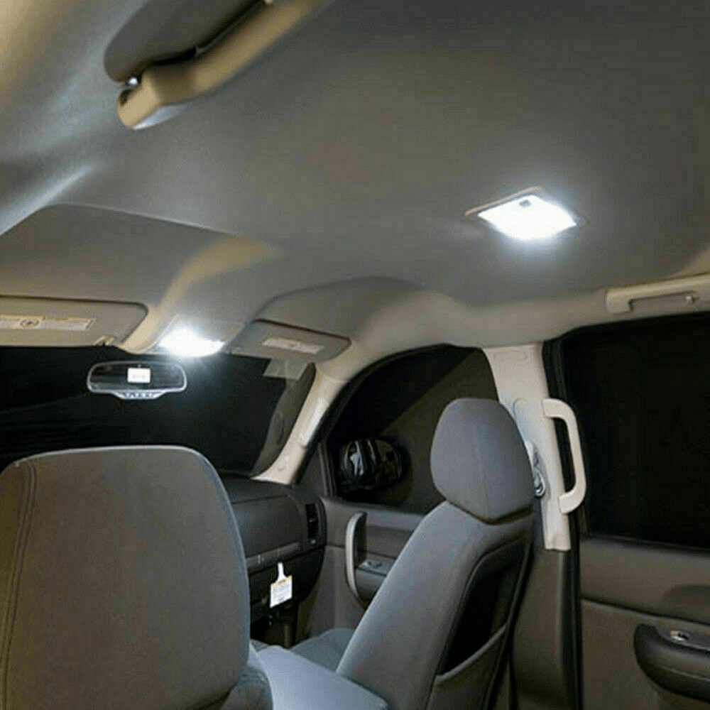 40PCS Car LED Interior Bulb Kit T10 W5W 31mm 42mm Festoon 6000K Cool White 12V No Error Map Dome Door Trunk Courtesy Reading Light Replacement Set for Cars Trucks SUVs