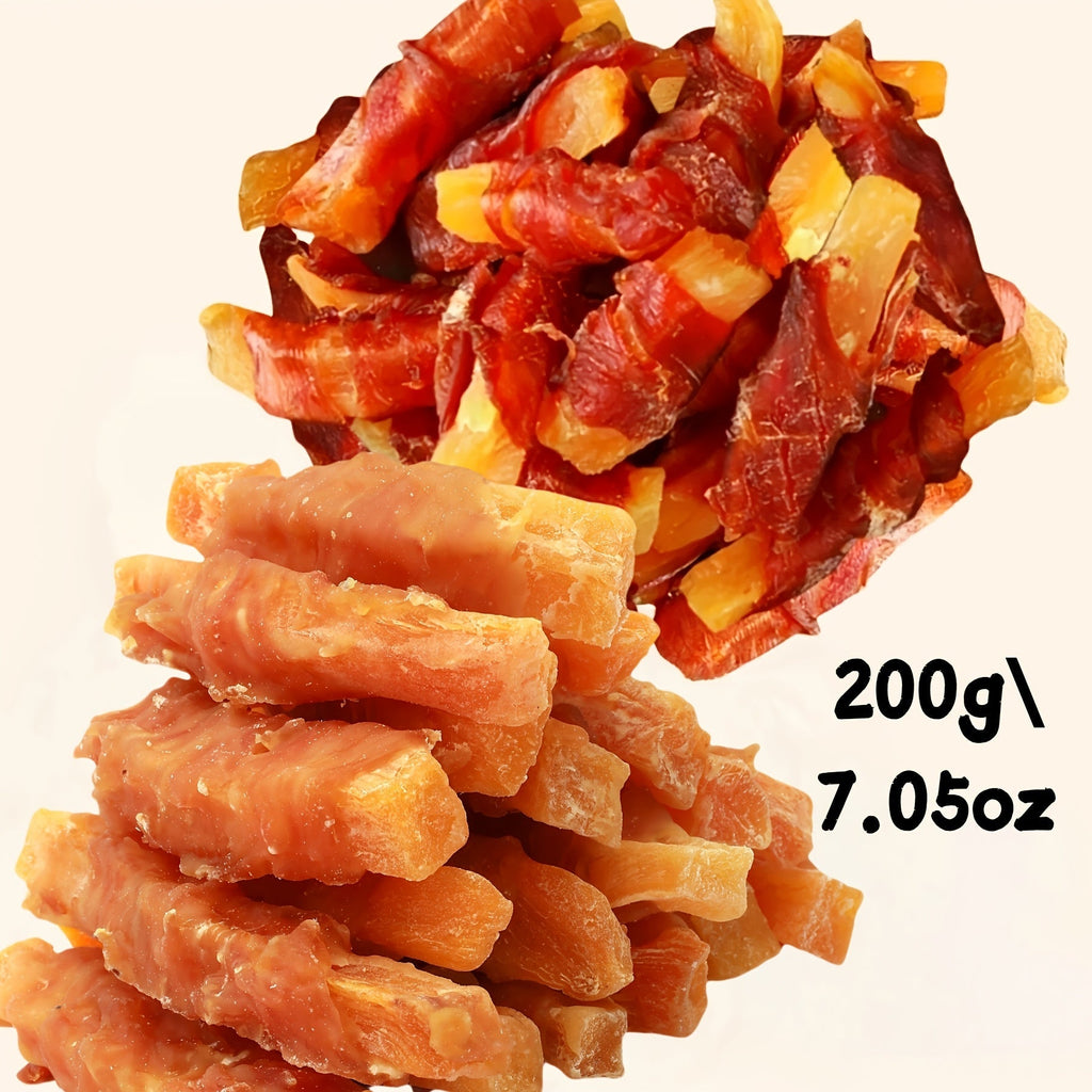 Duck Wrapped Sweet Potato Dog Treats, Natural High-Protein Chicken Chews for Small, Medium & Large Dogs, Grain-Friendly Easy-to-Digest Healthy Training Snacks
