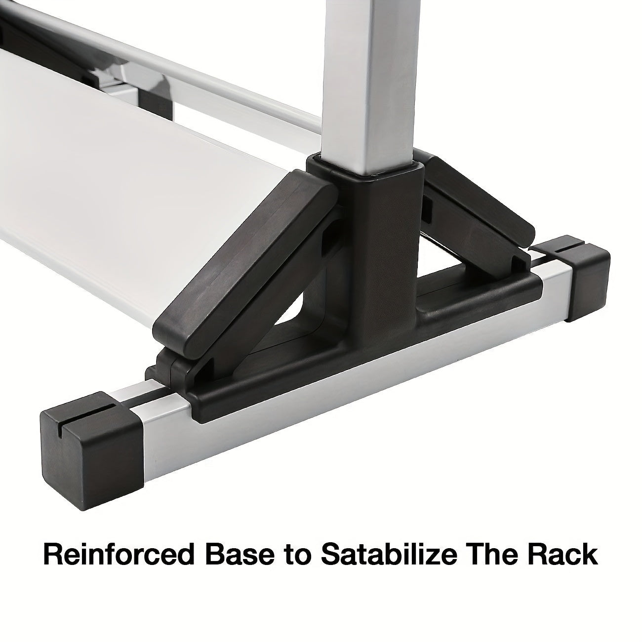 Portable Fishing Rod Holder Rack for 24 Rods Aluminum Alloy Rust-Resistant with Cushioned Grips - Lightweight Organizer for Garage, Cabin, Bedroom & Fishing Storage