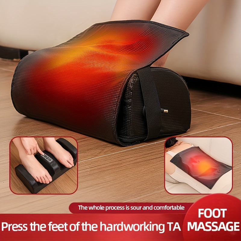 Electric Foot Massager with Heat Deep Kneading & Air Compression – Shiatsu Leg Foot & Arm Massager for Home & Office Use, Multiple Models with Foot Covers Included, Pain Relief & Circulation