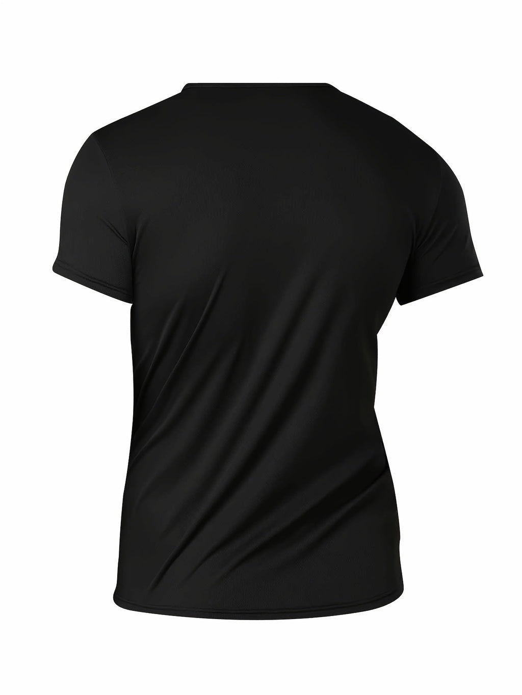 Men's Quick-Dry Workout T-Shirts 10-Pack – 100% Polyester Breathable Crew Neck Short Sleeve Tees for Running, Gym & Outdoor Activities, Machine Washable Summer Activewear, Sizes S-XXXL, Mixed, Black or White