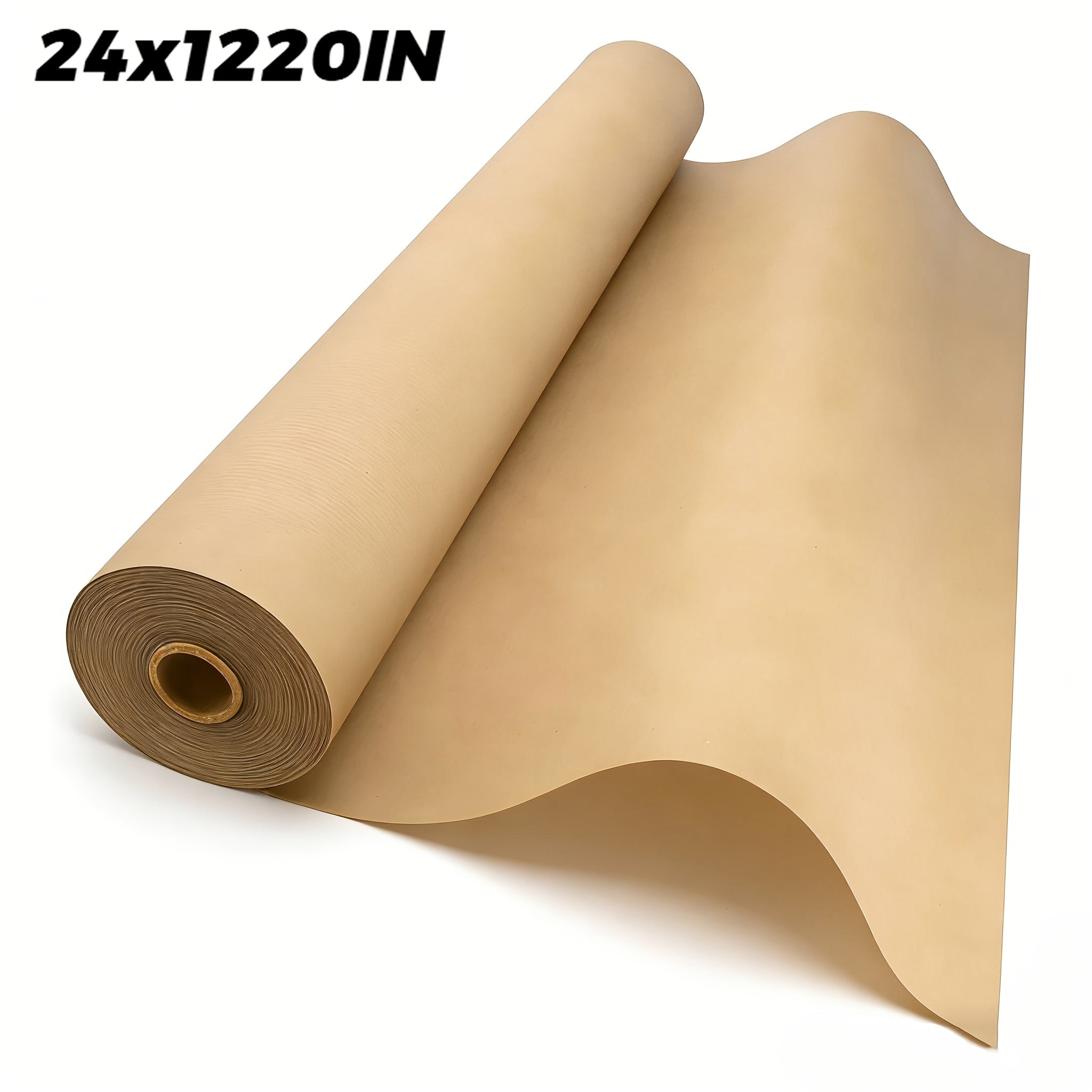 Kraft Paper Roll 80GSM Multi-Size – Heavy Duty Wrapping Paper for Gift Wrap Bouquet Flower Packing Bulletin Board Craft Art Moving and Shipping – Black Red Brown White Wrapping Paper Roll