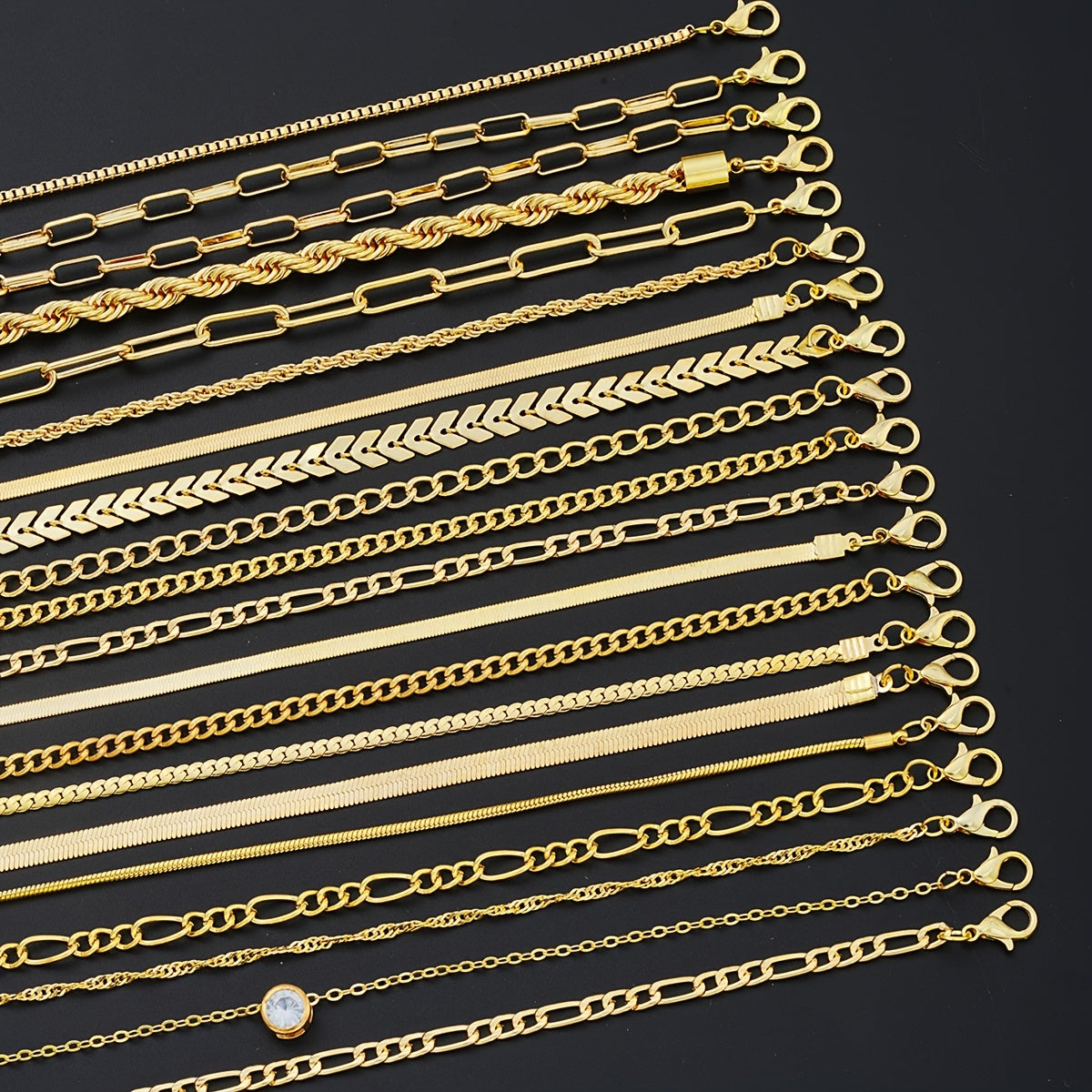 20-Piece Stackable Bracelet Set for Women Boho – Snake Bone Twisted Geometric Metal Layering Bangles Vintage Chic Wrist Jewelry for Daily Wear Party Vacation Dating Holiday Gift Her